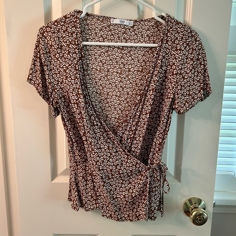 Mango wrap shirt